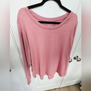 Athleta Dusty Rose Long Sleeve Top 2X